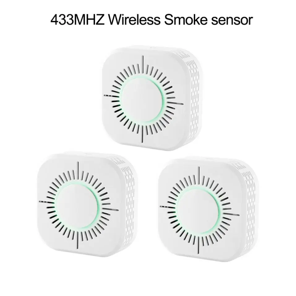 
 Датчик дыма, 433 МГц, работает с SONOFF RF Bridge ewelink app WIFI control  