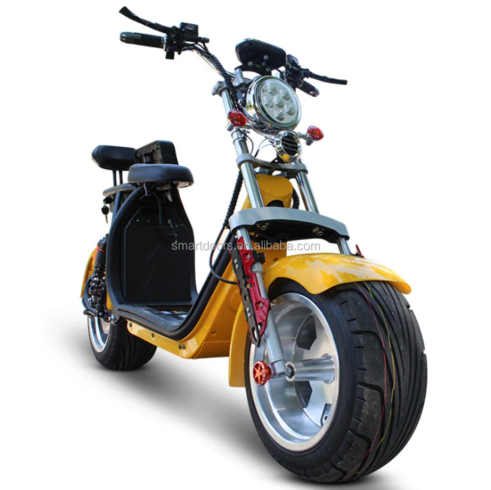 
Лидер продаж, Smarda Citycoco, 2000 Вт, взрослые электрические скутеры, 2 сиденья с толстыми шинами, дешевый скутер 