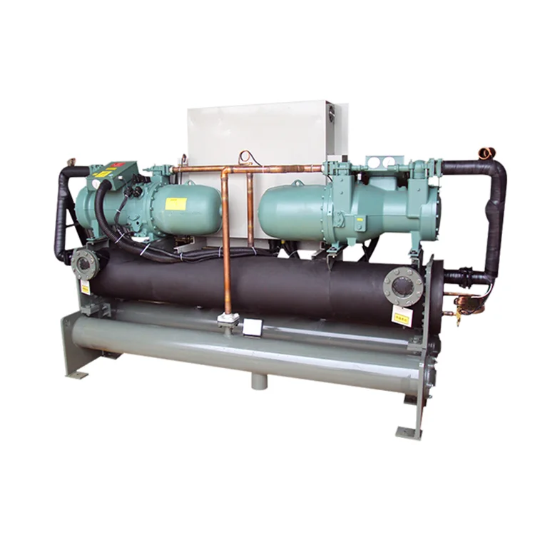 
 Индивидуальный винтовой водяной охладитель мощностью 400 кВт с морским и промышленным охлаждением  
