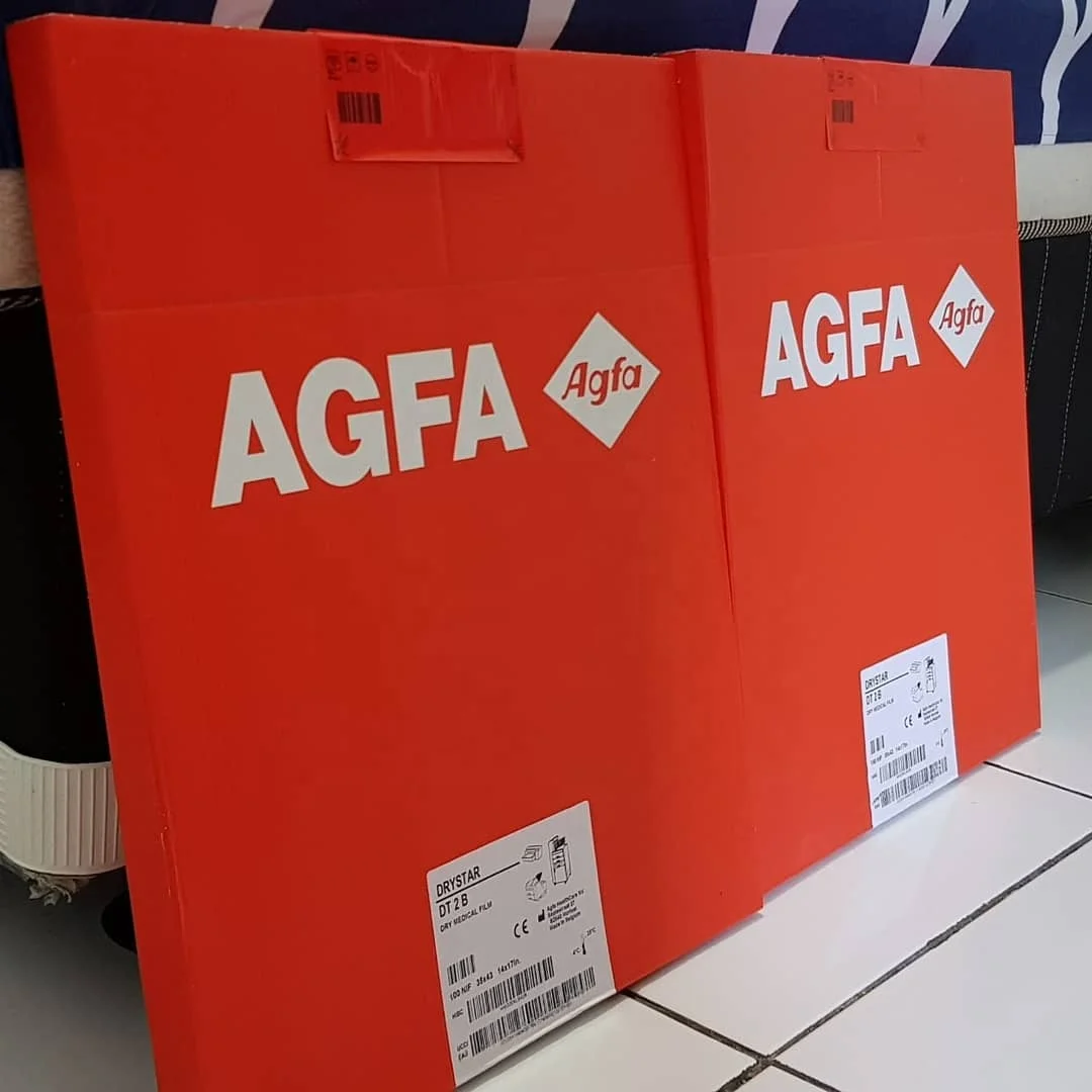 Рентгеновская пленка Drystar Agfa DT2B (35x43 см), 100 листов, сделано в Бельгии