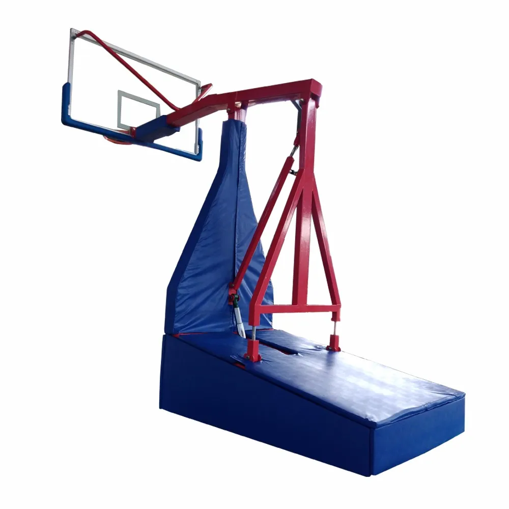 
Регулируемая баскетбольная система для школы/клуба, подвижная баскетбольная стойка для продажи 