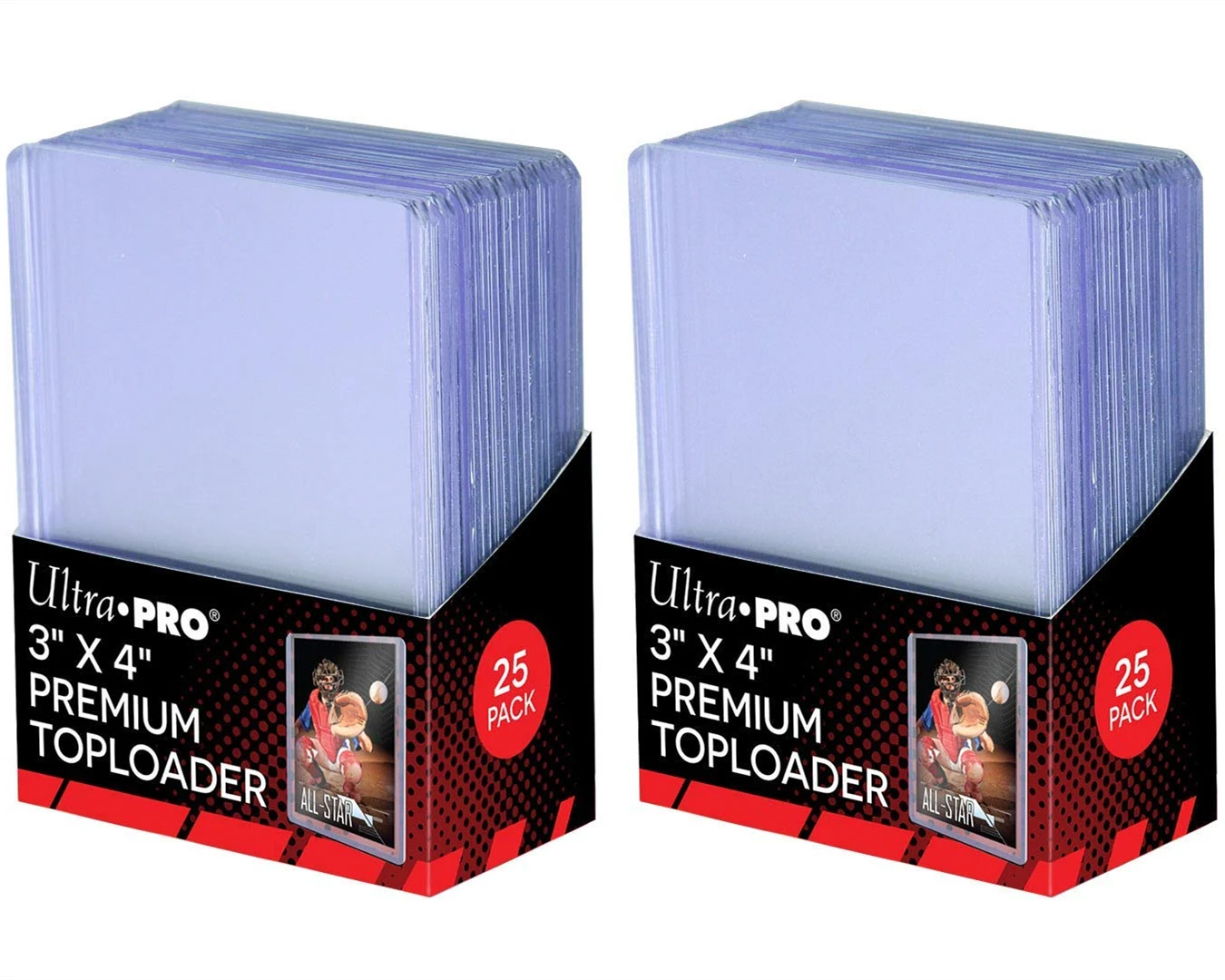 Пользовательский 35PT 50PT 75PT 100PT ПВХ держатель для спортивных карт торговый Топ погрузчик 3x4 ID Ultra Pro Чехол для карт Toploader