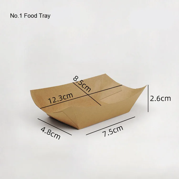 1kraft paper food tray