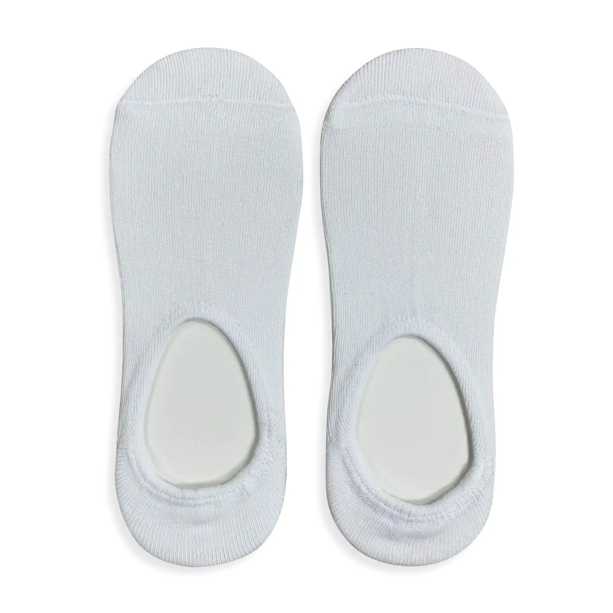 Белые невидимые полиэфирные пустые сублимационные носки с 3D принтом 2021
