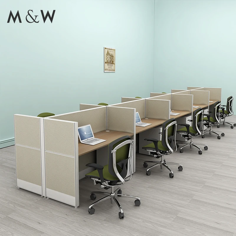 Стол стол дизайнерский боковой комнаты деревянные перегородки для кабинков модульная на 10 человек рабочая станция офисная