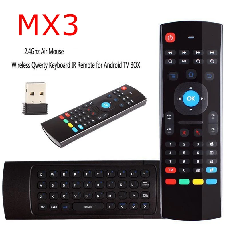 MX3 Air Mouse Remote Control 2.4GHz RF With Wireless Keyboard For X96 mini KM9 A95X H96 MAX Xiaomi Android TV Box PC 5.jpg