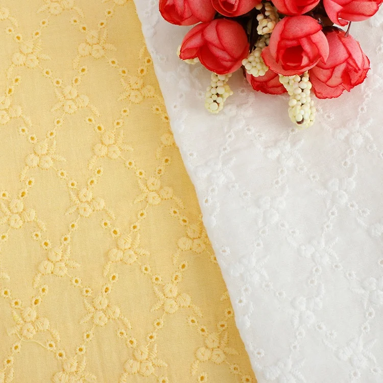 
Роскошная полированная Свадебная кружевная ткань, 100% хлопок, ткань с вышивкой ушками 