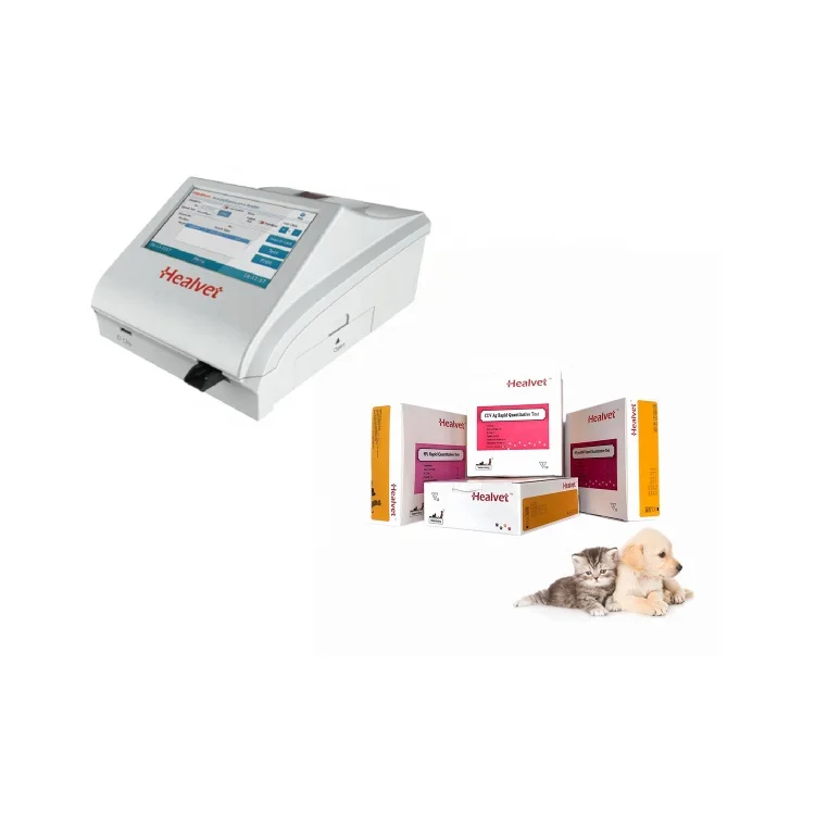 
 Портативный ветеринарный иммуноферментный тестер Healvet Progestrone, анализатор собак для Canine  