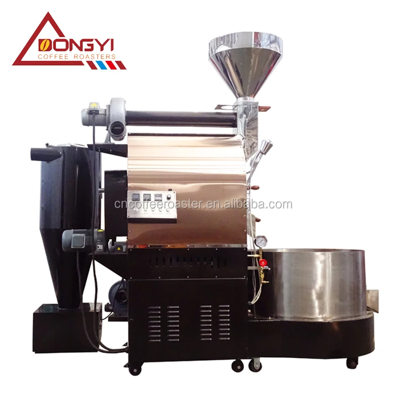 
 Dongyi Automatic High Quality Gas 10kg 20kg Coffee Roaster For Sale Press Key Version Economy Item  