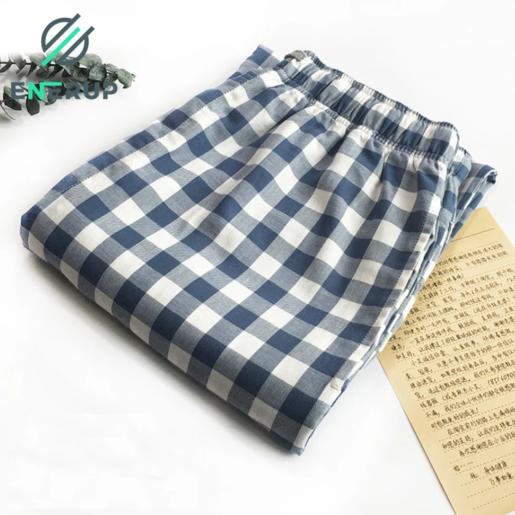 
Enerup Oem/Odm большой размер, мягкая и удобная, приятная на ощупь хлопчатобумажная ткань, Теплая мужская пижама, одежда для сна с длинным низом 