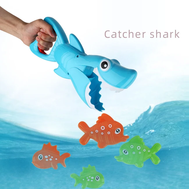 Игрушка «акулы» для рук, захват рыбы, летняя ванночка, брызги, интеллектуальные игрушки, интересный захват акулы, игрушка для детей