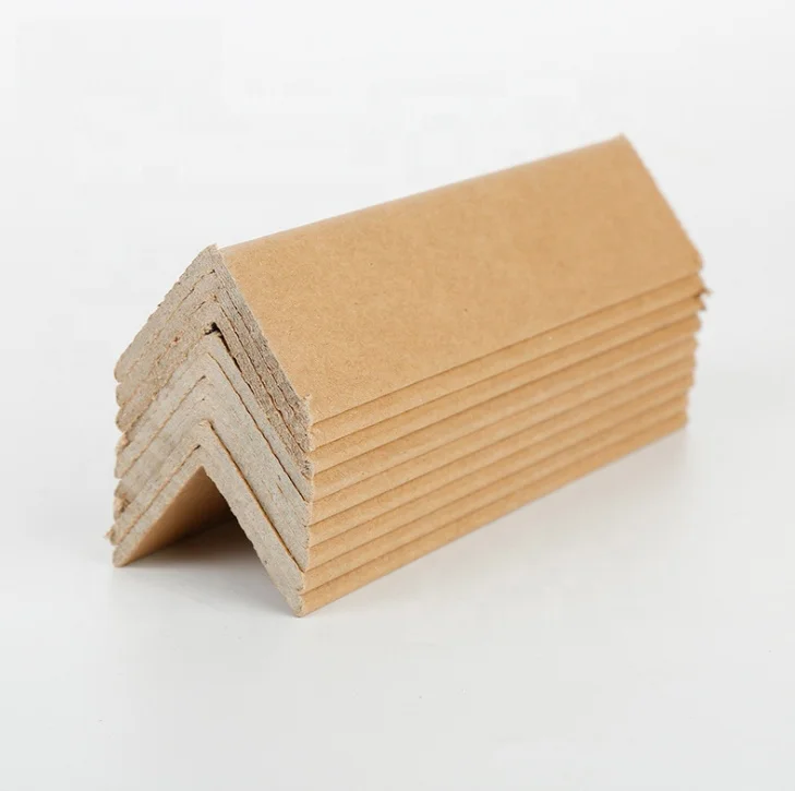 Коричневый гофрированный картон, угловые края, крафт-бумага, Защита краев поддона, картонная угловая защита для поддонов