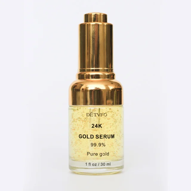 Эфирное масло из чистой золотой фольги 24k для ухода за кожей против морщин