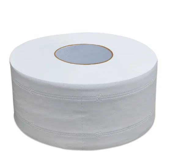 
 Белая туалетная бумага в рулоне  