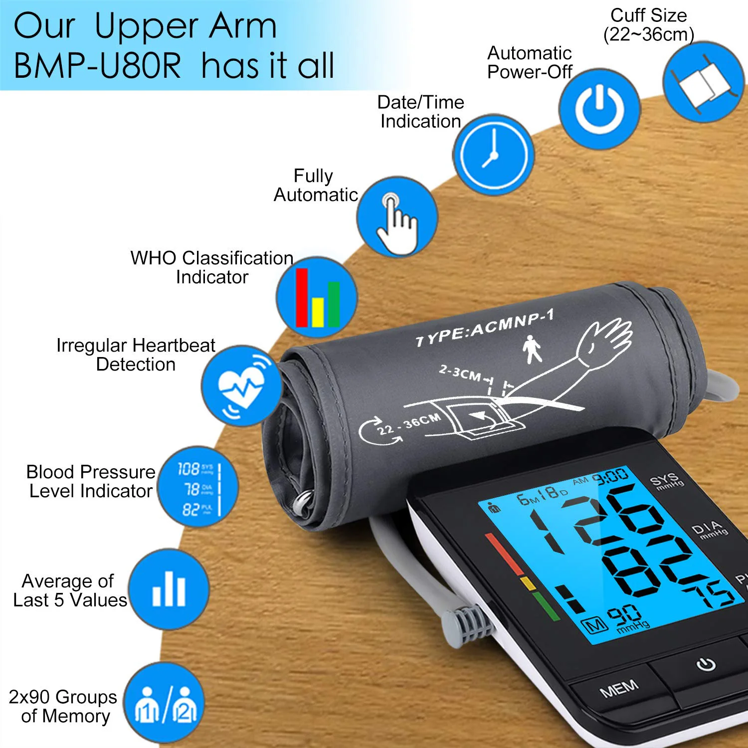 
 Горячая продажа BP машина автоматическое оборудование для тестирования кровяного давления цифровой измеритель кровяного давления  