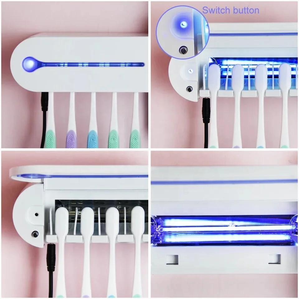
 УФ-стерилизатор с автоматическим дозатором зубной пасты  