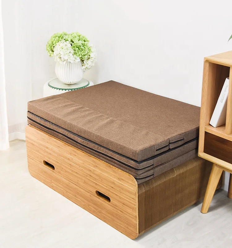 
Лидер продаж, бумажная мебель ihpaper, Высококачественная портативная складная кровать, легкая двойная складная кровать для минидома 