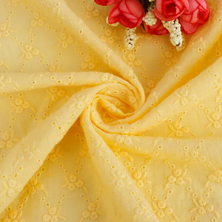 
Роскошная полированная Свадебная кружевная ткань, 100% хлопок, ткань с вышивкой ушками 