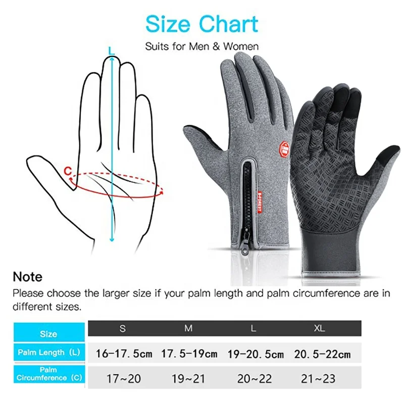 
Ветрозащитные водонепроницаемые флисовые зимние теплые спортивные перчатки с пальцами для сенсорного экрана для улицы велосипедные перчатки спортивные перчатки 