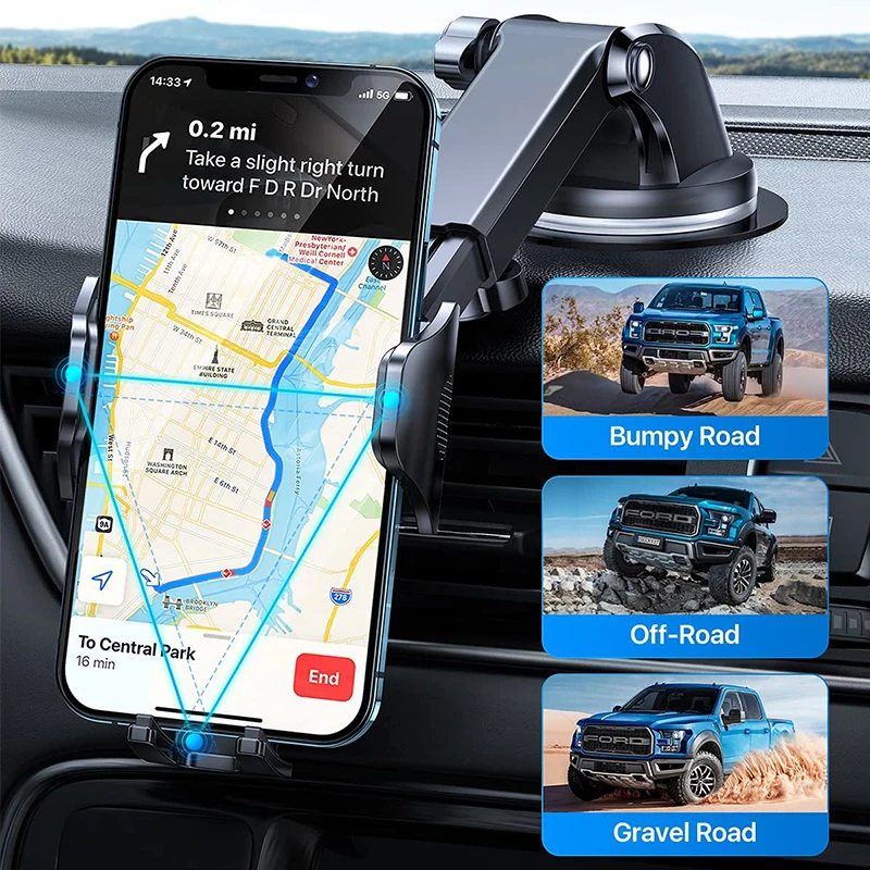 2021 New Products Dashboard Foldable 360 Degree Rotation Universal Desktop Flexible Car Mobile Phone Holders