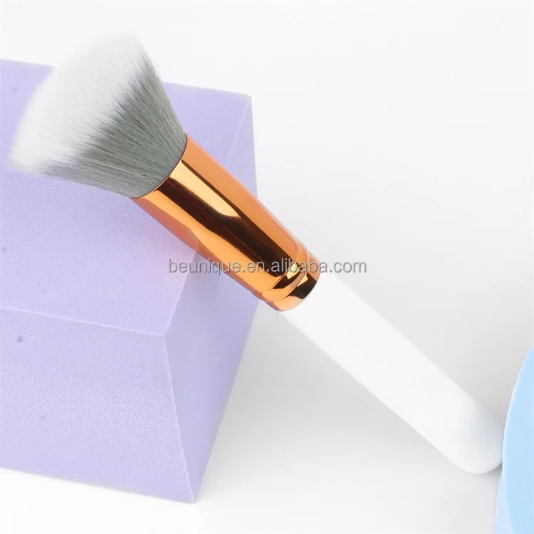 11pcs custom matte black makeup brushes with case