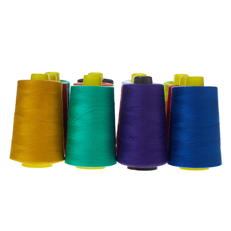 
 Фабричная продажа, швейные нитки из 100% полиэстера 40/2 40s/2 402 3000 ярдов, разные цвета  