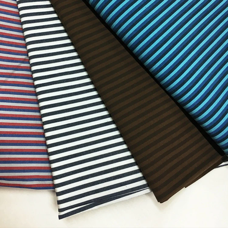 Высококачественная комфортная тканая полосатая Повседневная рубашка из 100% хлопка для мужчин