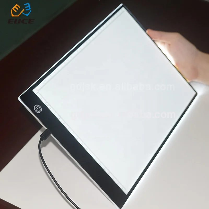 
Светодиодный светильник для рисования, регулируемый Лайтбокс для рисования, Портативный Трафарет A4, USB, для рисования 
