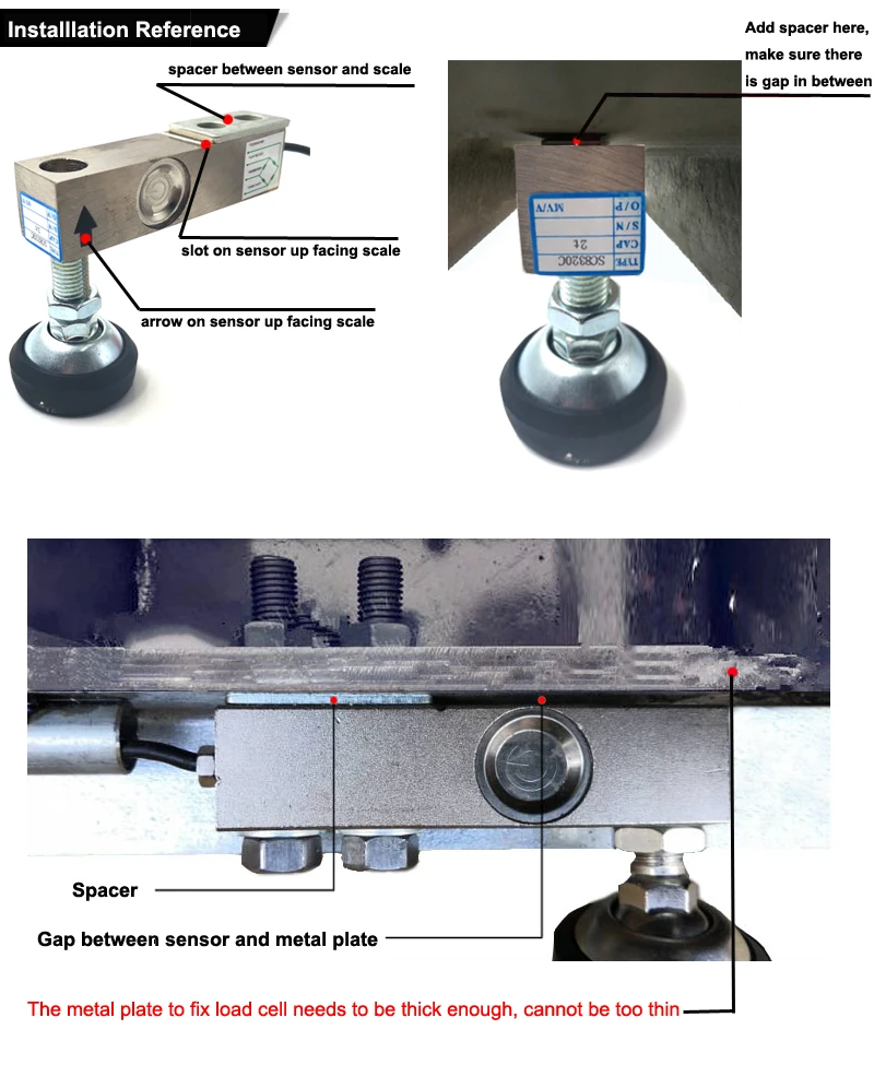 SC8320 Load Cell For Forklift Pallet Truck Scale, weight sensor load cell 500kg 1T 2T 3T 5T 10T