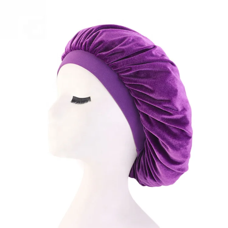 
Высокоэластичные Модные женские аксессуары для волос мягкие бархатные шляпки для женщин 