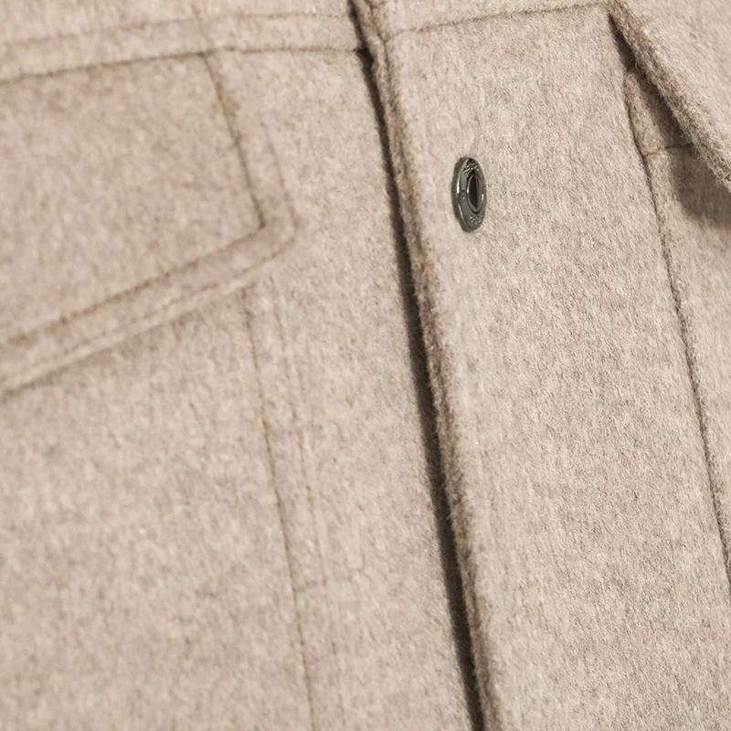 Huiquan/оптовая продажа, мужская куртка из смешанной шерсти, ветронепроницаемая мужская куртка из смешанной шерсти
