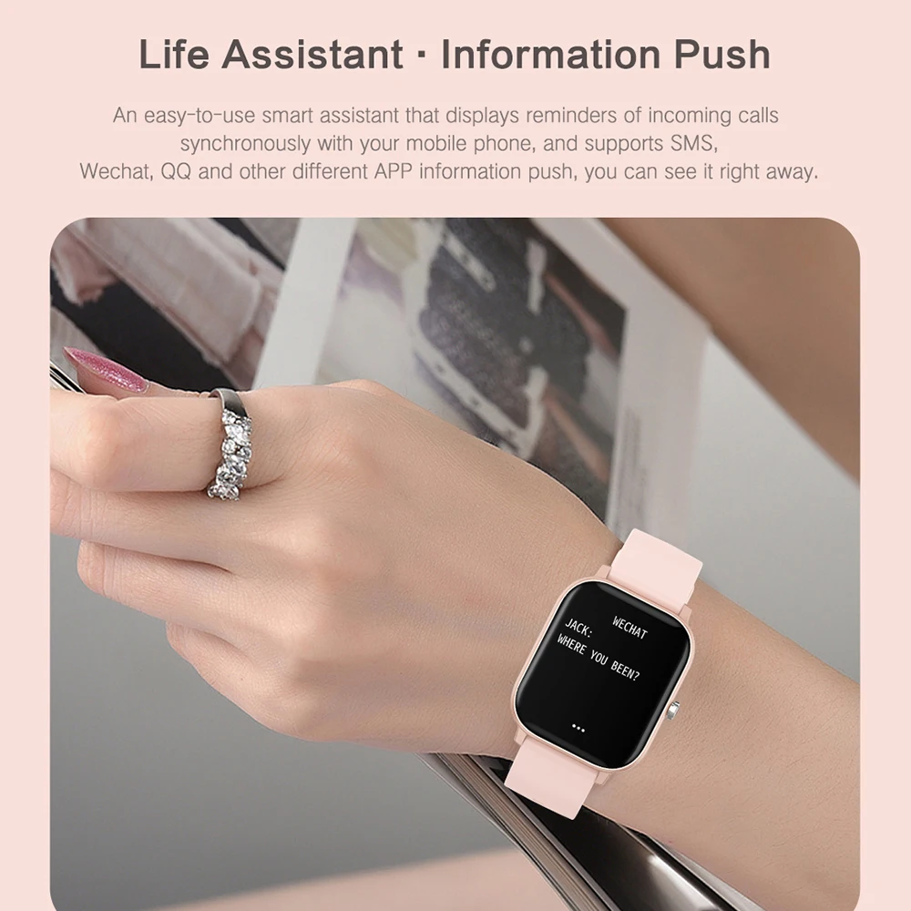 
 Дешевые смарт часы телефон Colmi P8 Pro часы стекло с термометром большой дисплей для женщин  
