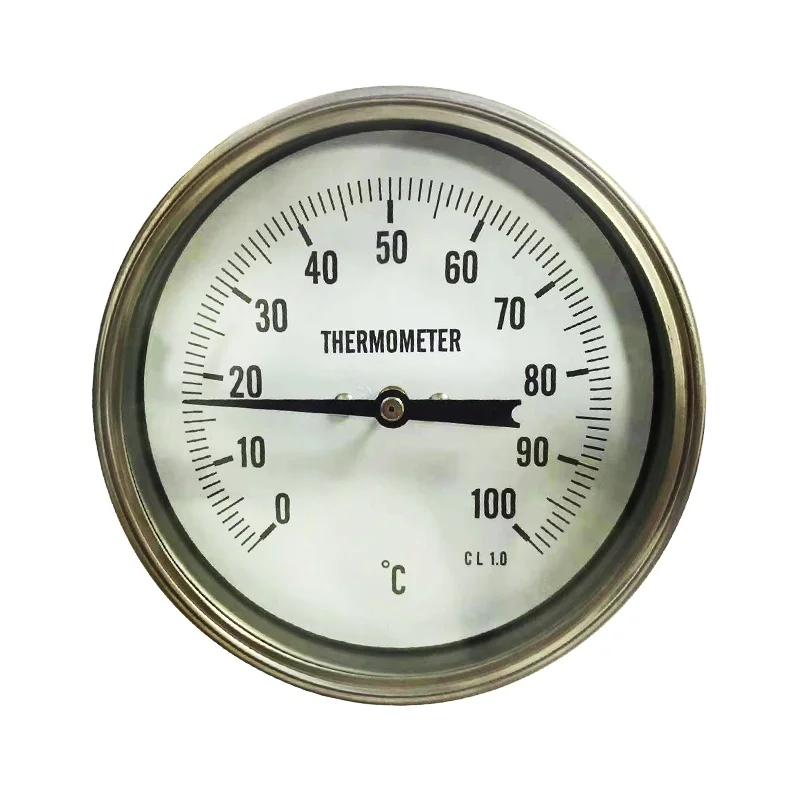 Биметаллические термометры из нержавеющей стали 304 100 мм 0-120