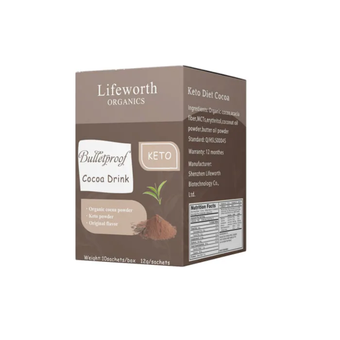 
Питьевой порошок Lifeworth мгновенного действия BHB с кокосовым маслом, шоколадом, какао для похудения 