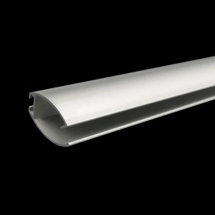 
 Алюминиевый 6063-T5 серебро карниз для штор, профиль Нижняя обвязка для роликовых ставней  