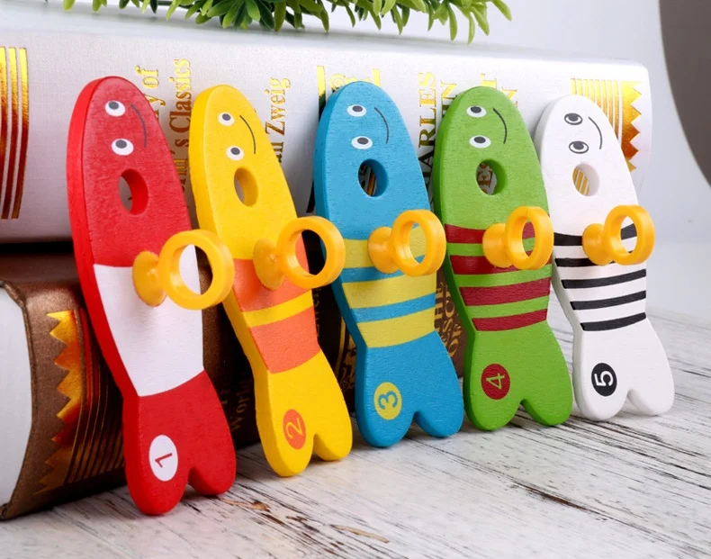 Детские развивающие деревянные игрушки Монтессори, занятая доска, математическая рыболовная игрушка, Дошкольная деревянная игрушка Монтессори