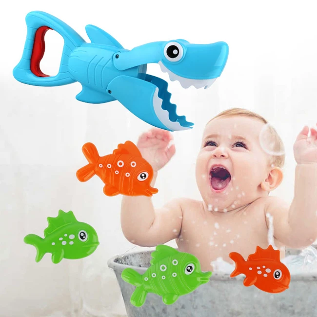 Игрушка «акулы» для рук, захват рыбы, летняя ванночка, брызги, интеллектуальные игрушки, интересный захват акулы, игрушка для детей