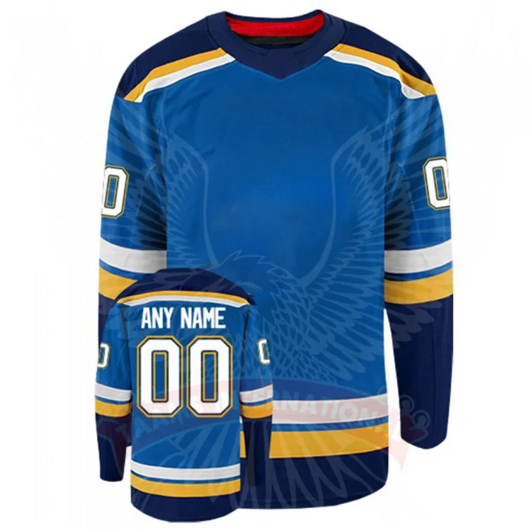 
OEM полиэстер, Двусторонняя одежда для хоккея с шайбой, кружевной воротник, индивидуальный логотип, цветная спортивная одежда, дышащая быстросохнущая футболка для хоккея с шайбой 