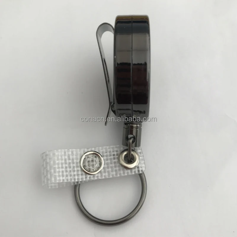 
Amazon черный выдвижной брелок для медсестры с кольцом для ключей для ID карты брелок для ключей 
