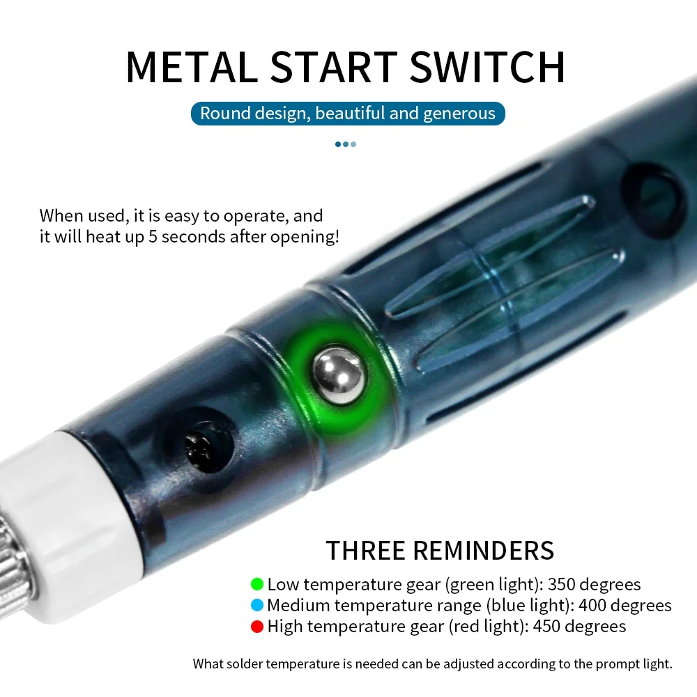 Набор для быстрого нагрева мини-usb зарядного устройства, электронный паяльник, ручка для ремонта и сварки с блистерной карточкой в упаковке