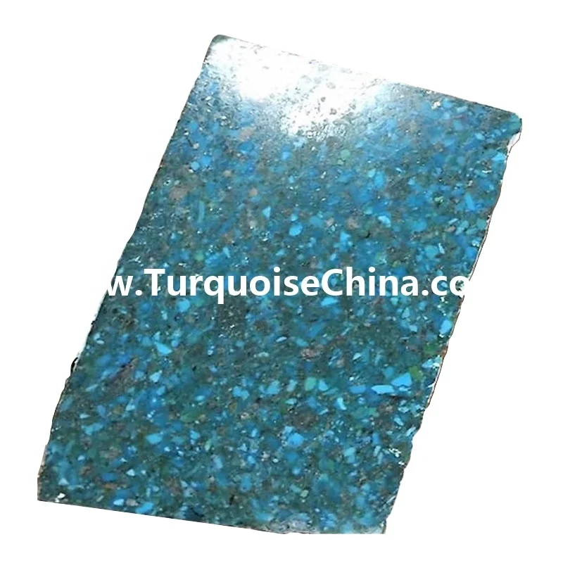 
 Turquoise Blocks Hot-sale and Wholesale Copper Natural Mineral Gemstones  Compressed Turquoise Rough Different Shape Can Order  