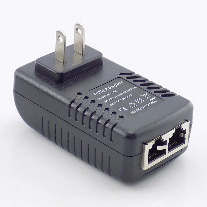 12V 1A POE Injector Wall Plug POE Switch Power Supply Adapter Wireless Ethernet Adapter For IP Camera CCTV US/EU Plug G16