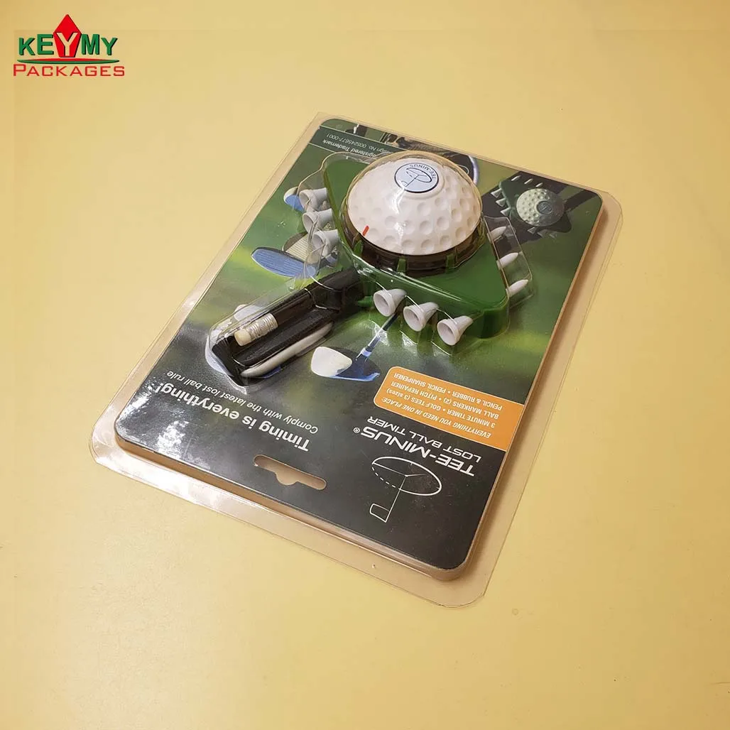 
ПВХ блистерная упаковка для мячей для гольфа на заказ от проверенной ФАБРИКИ Shenzhen ISO 
