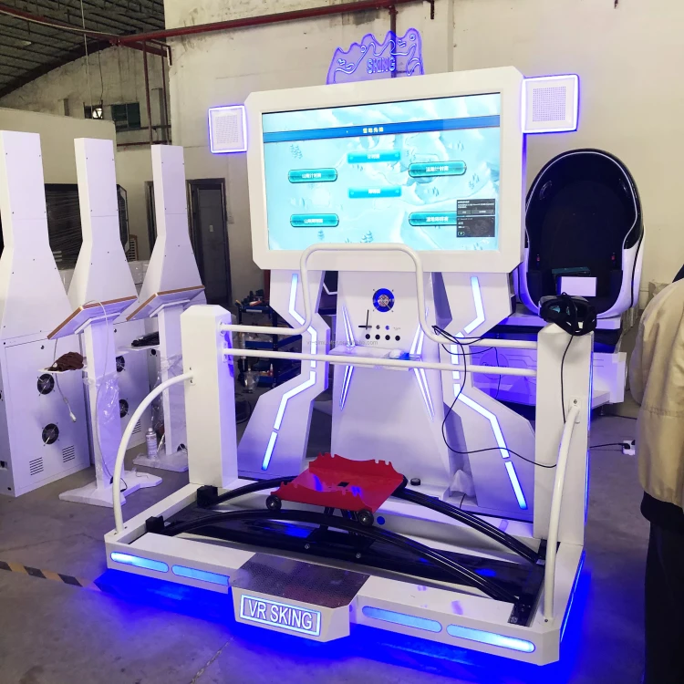 vr skiing game machine