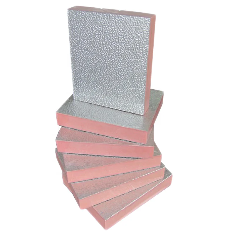 aluminum foil laminated foam sheet thermal insulation material phenolic board for hvac system