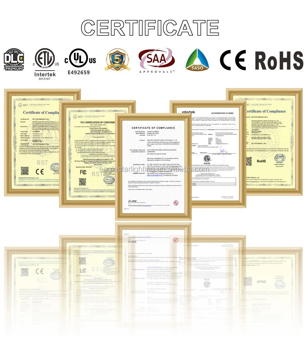 ESL UL CE ROHS Certificate