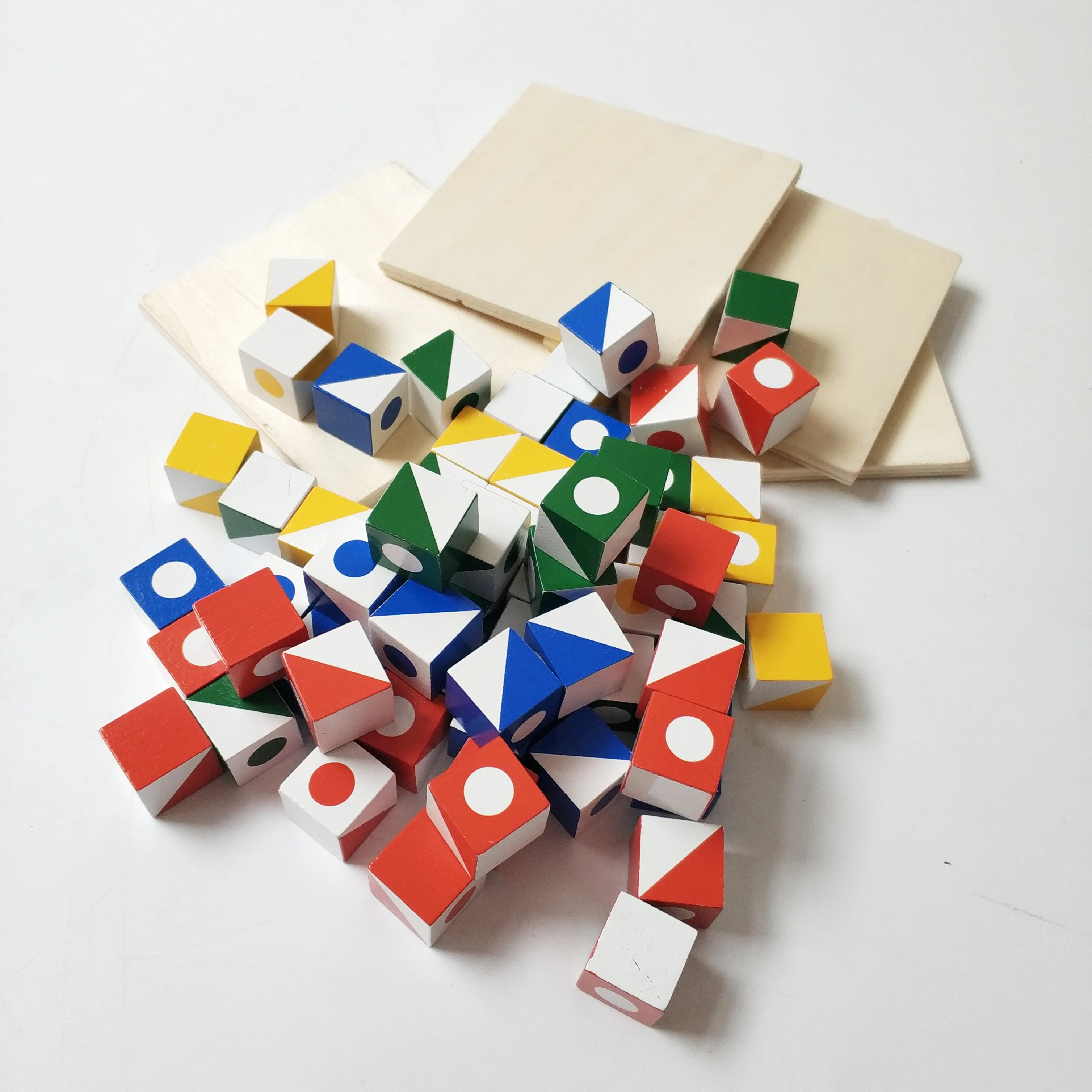 Игра для дошкольников, Семейная Игра, деревянные Обучающие игрушки, строительные блоки Brainstorm, строительные кубики Q-bitz