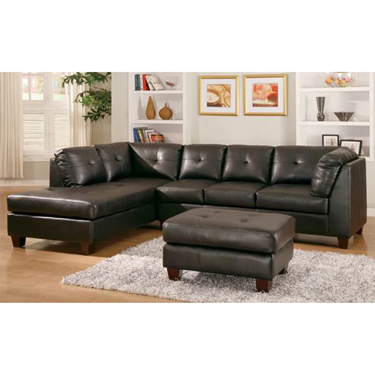 
Заводская поставка, цены, большой кожаный диван, L-образный секционный диван с откидной спинкой 