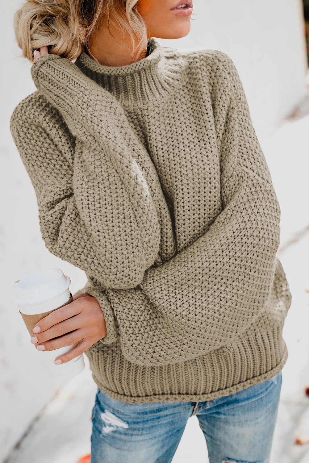 Женский трикотажный свитер с длинным рукавом, повседневная одежда на осень и зиму, 2022