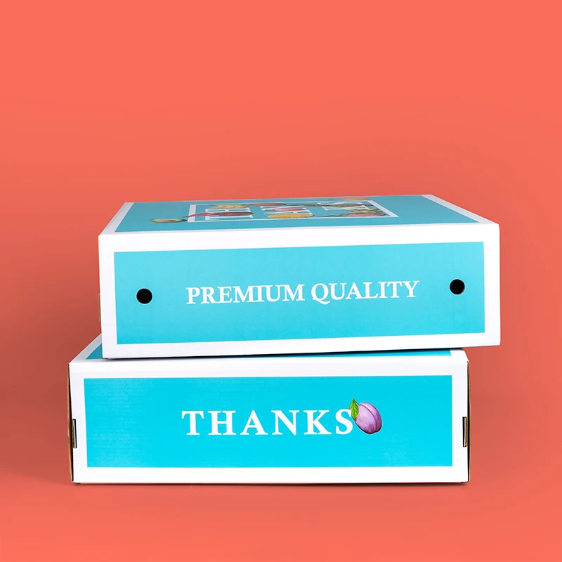 Corrugated fruit boxes